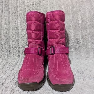 Coach Women's Magenta Winter Boots Sandi Size 8 1/2